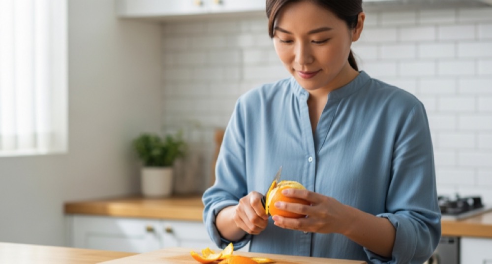 오렌지 효능 섭취 준비