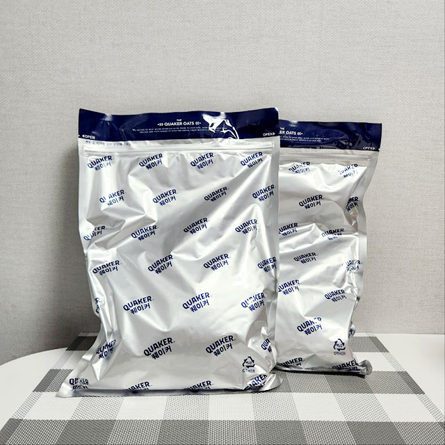 퀘이커 오트밀 내용물