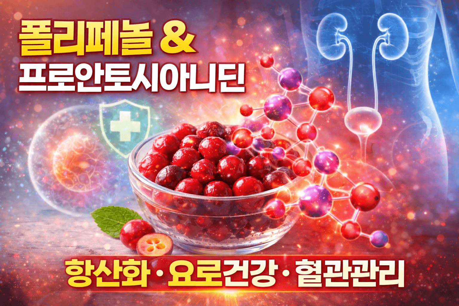 폴리페놀과 프로안토시아니딘의 작용 원리