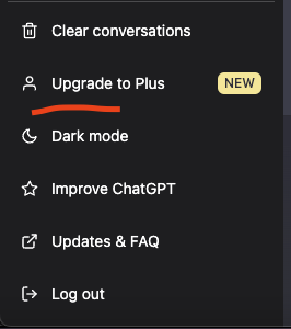 chatGPT plus 가입