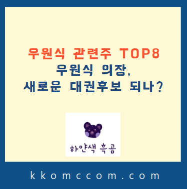 우원식 관련주 포스팅 썸네일