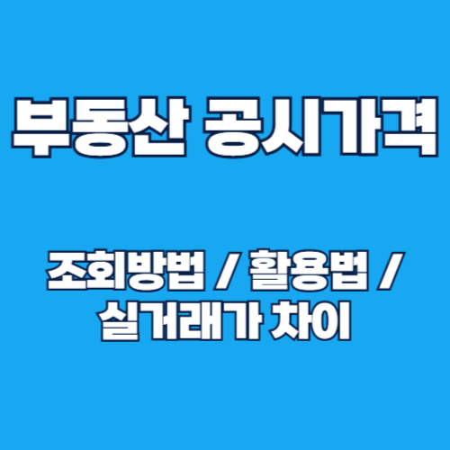 2025년 부동산 공시가격 조회 방법 및 실거래가와의 차이, 활용법 총정리
