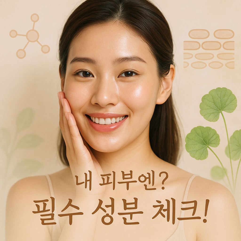 내 피부엔? 보습💧장벽🛡️진정🌿 필수 성분 체크!