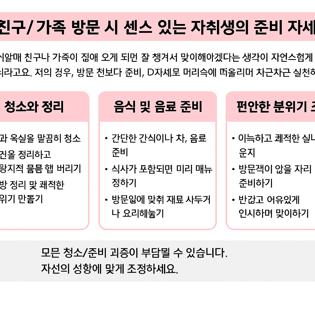 센스있는 자취생의 자세 관련 사진