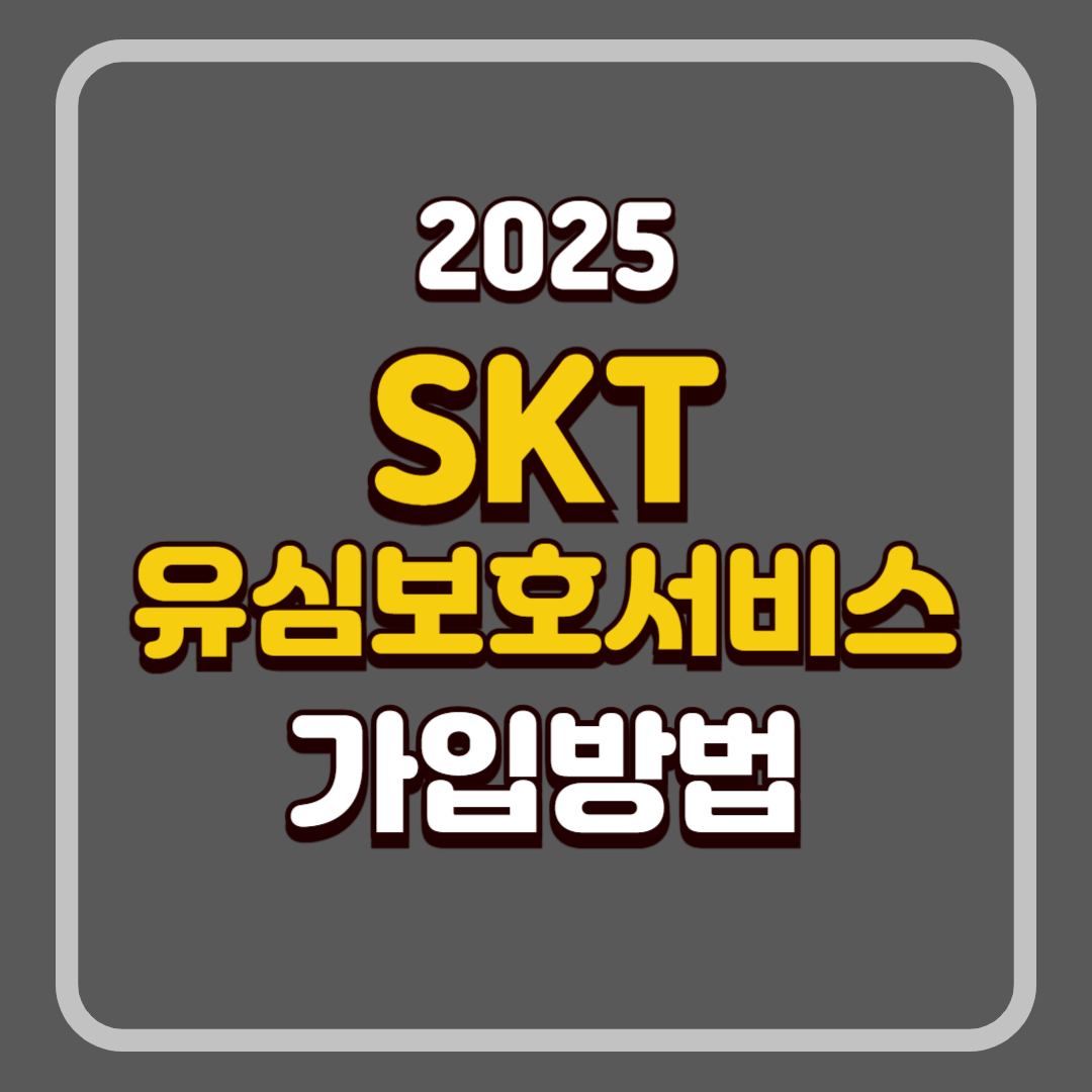 skt 유심보호서비스 가입방법