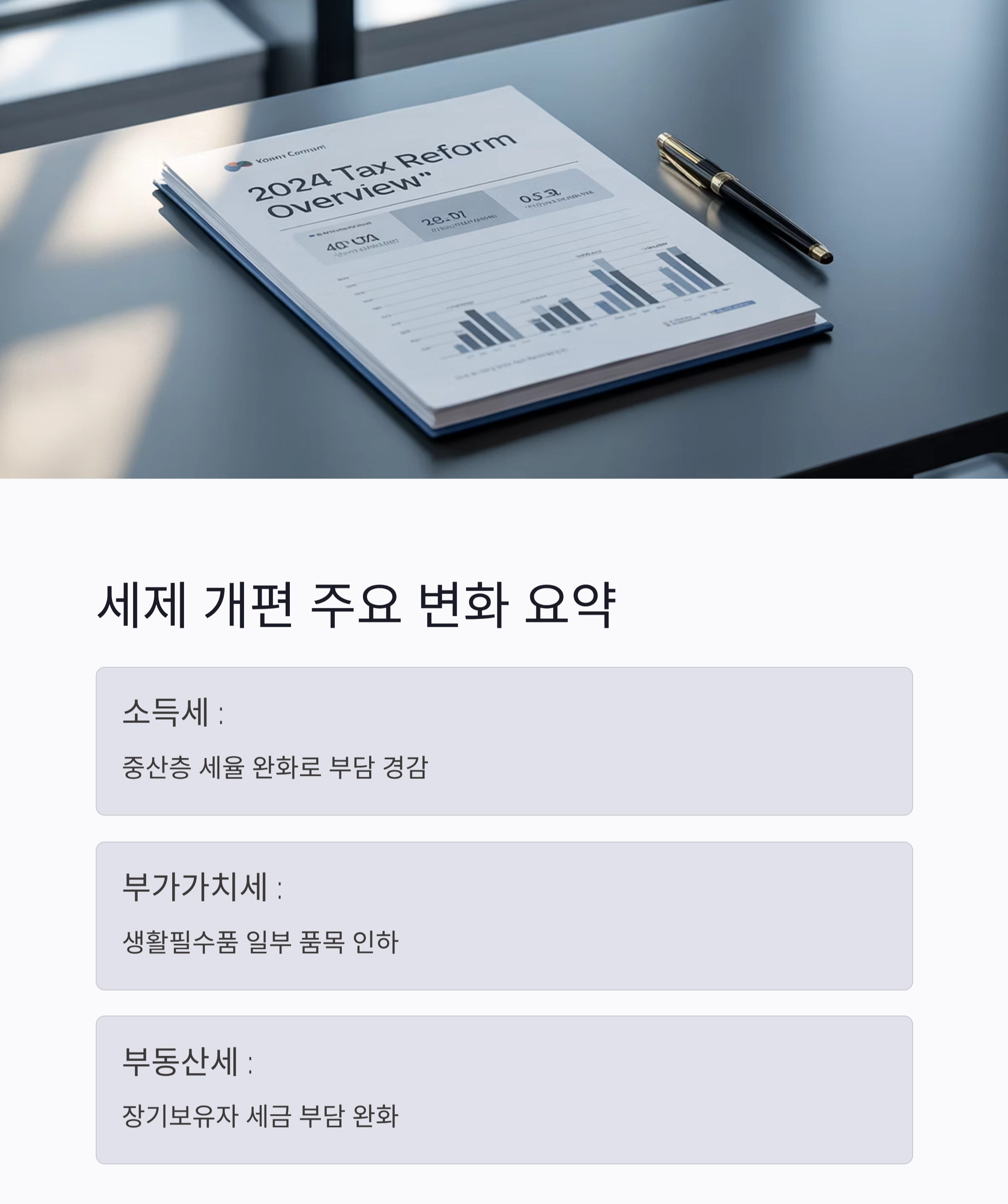 2025년 세제개편 완벽 분석, 정권 교체가 만든 세금 혁신 핵심 정리