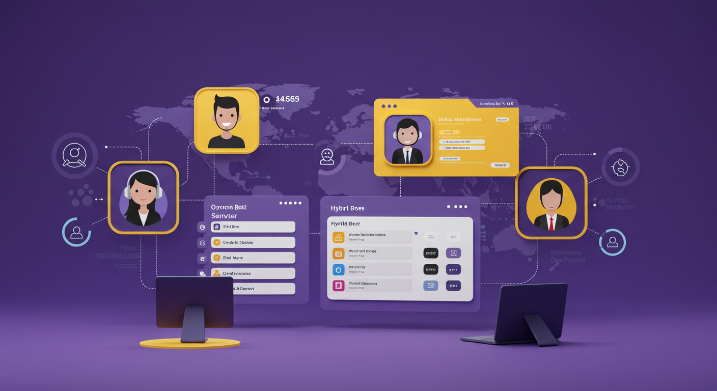 "젠데스크의 하이브리드 AI 고객 서비스 대시보드"