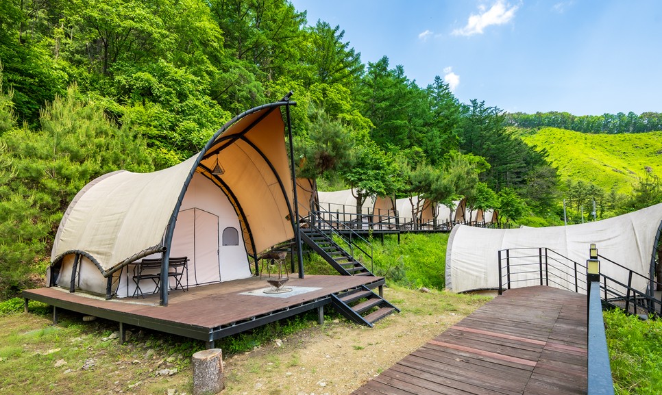 가평 명지산 카라반 글램핑장 (오페라 하우스)