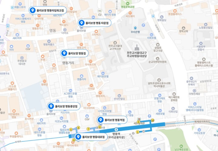 유커-대신-싼커,-면세점-대신-다이소-올리브-영-6개-지점