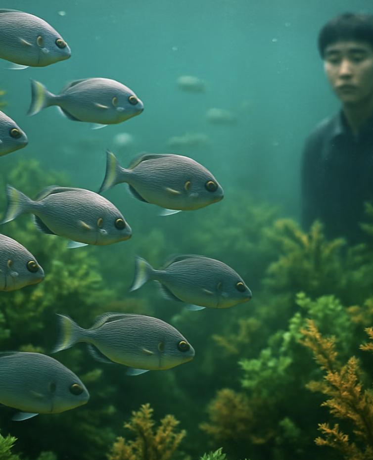 식물과 공존하는 똑똑한 물고기