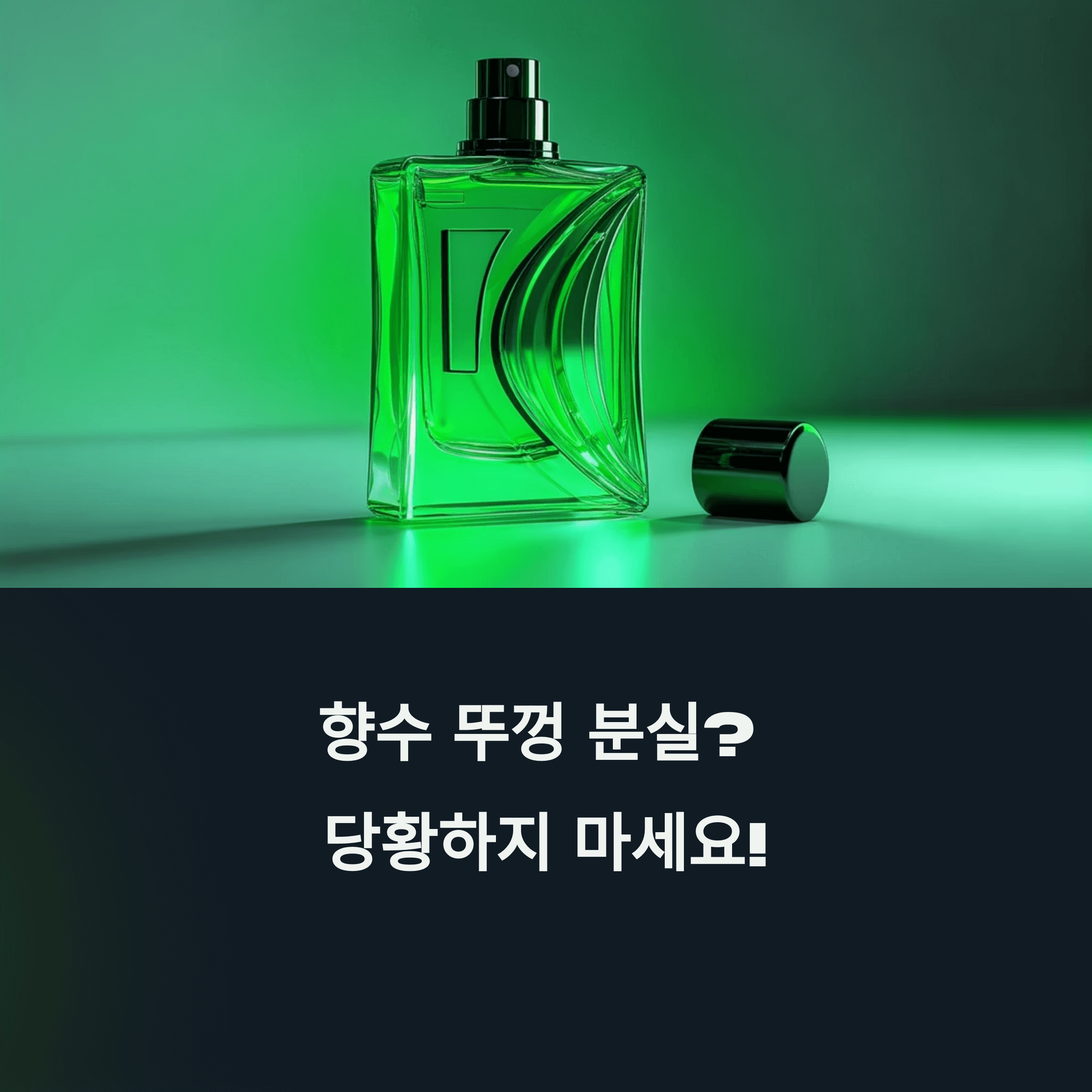 향수 뚜껑 분실 대처법 총정리