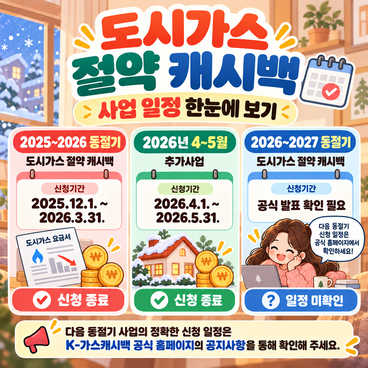 도시가스절약캐시백