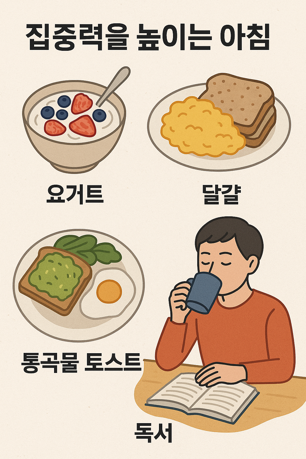 집중력을 높이는 아침 루틴