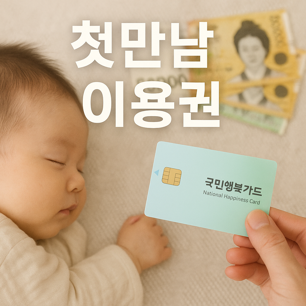 첫만남 이용권 얼마 받을까?