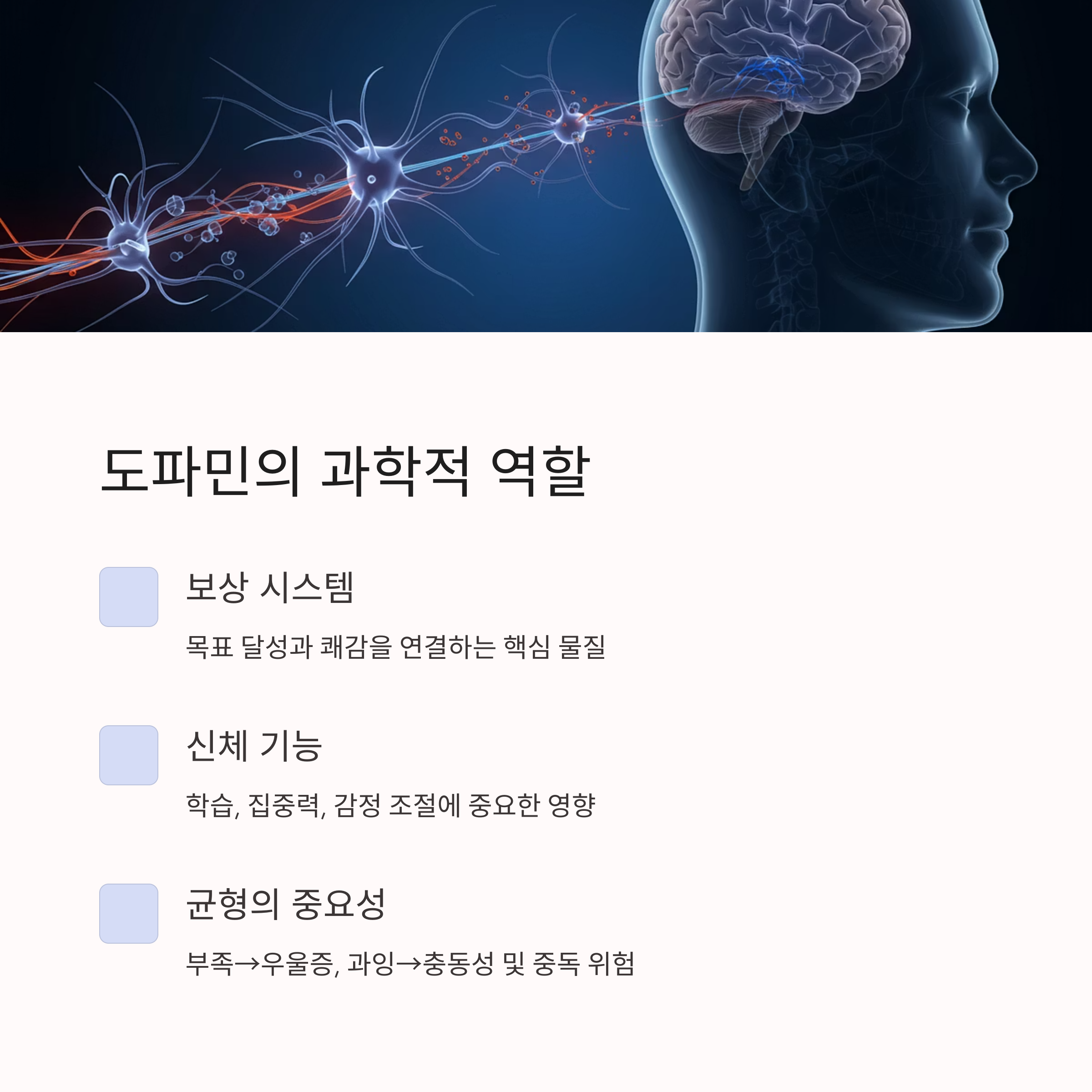 도파민의 과학적 역할