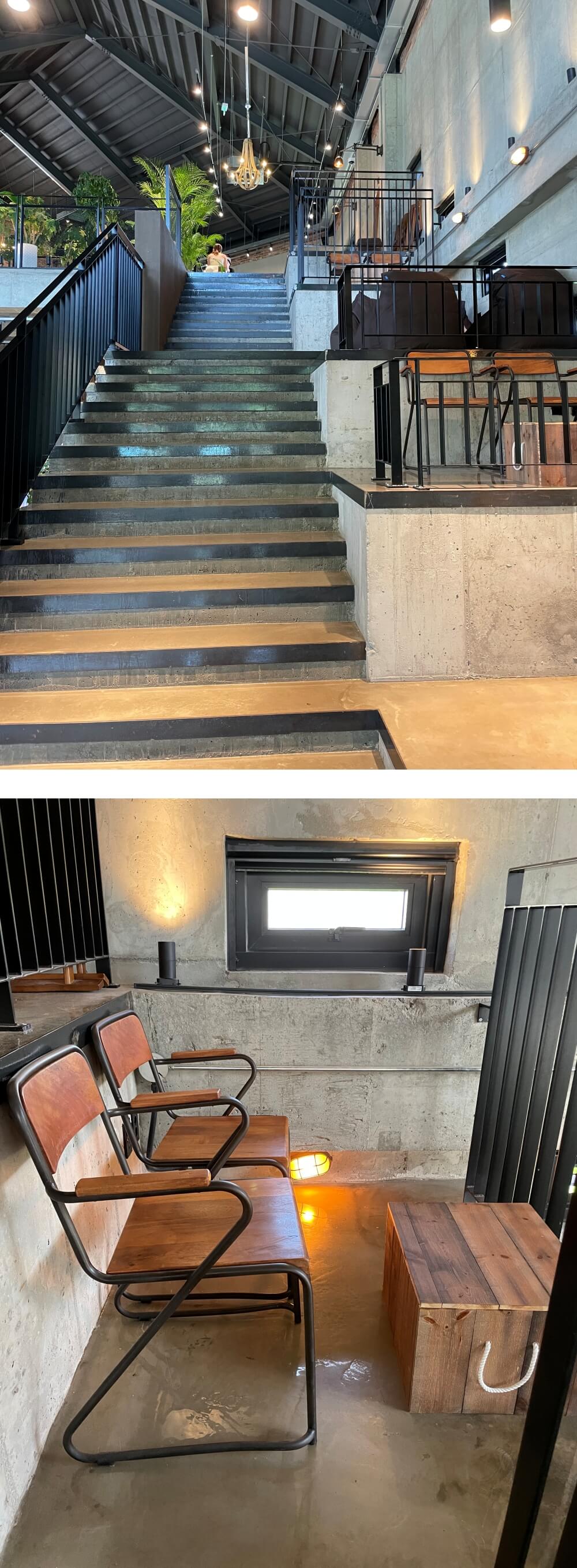 춘천-베이커리-카페-38마일(38MILE)-매장-2층-계단-전경