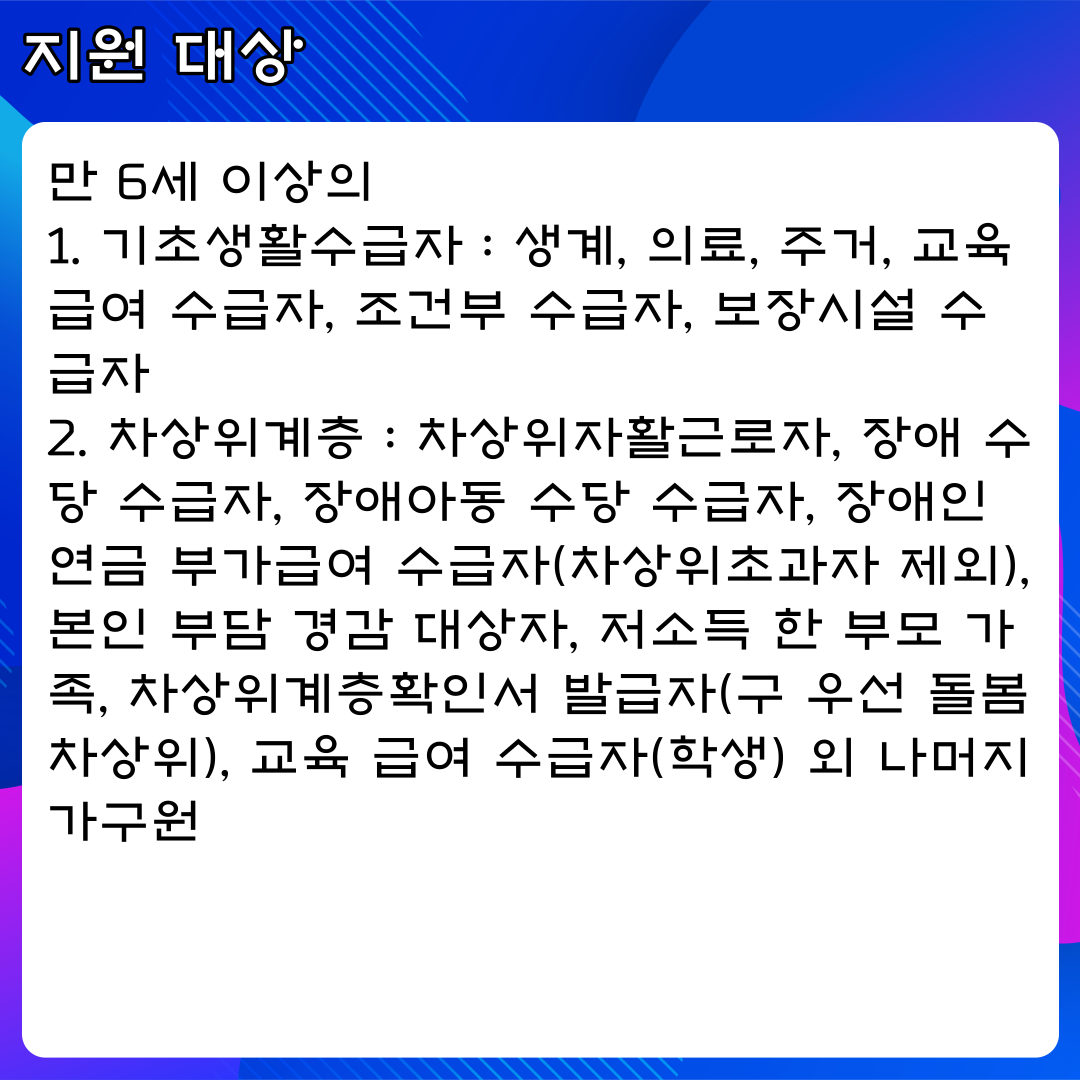 2023 문화누리카드