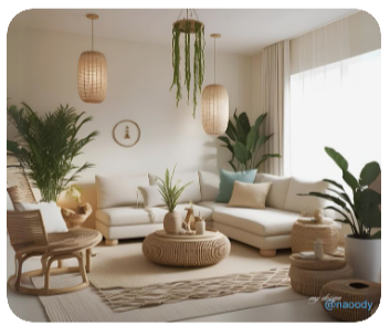 봄식물-거실인테리어