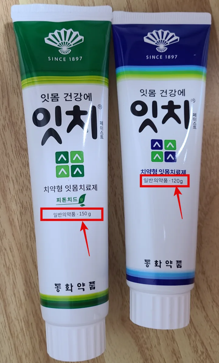 잇치-용량-차이