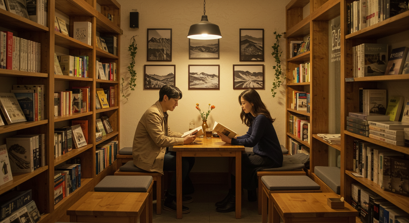 실내 데이트 추천 사진