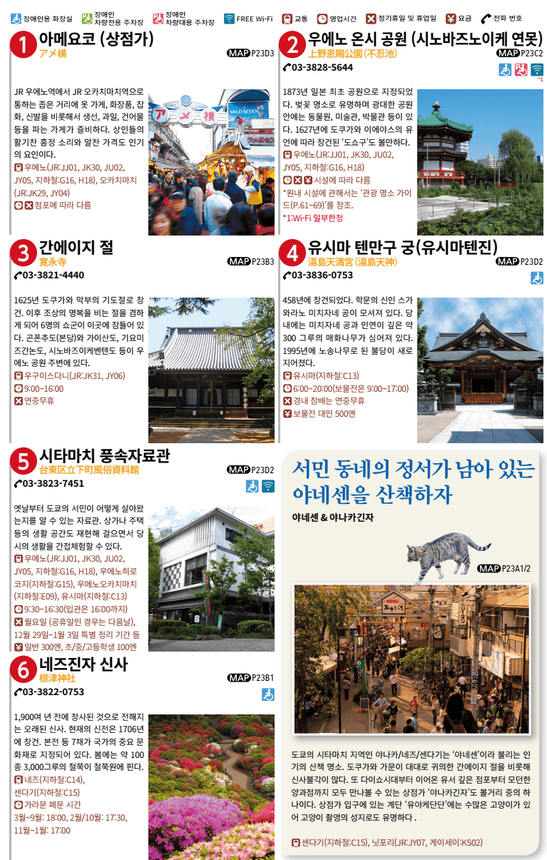 우에노 관광지