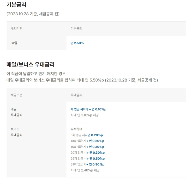 카카오뱅크-한달적금-금리-이미지