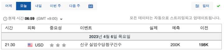 오늘일정
