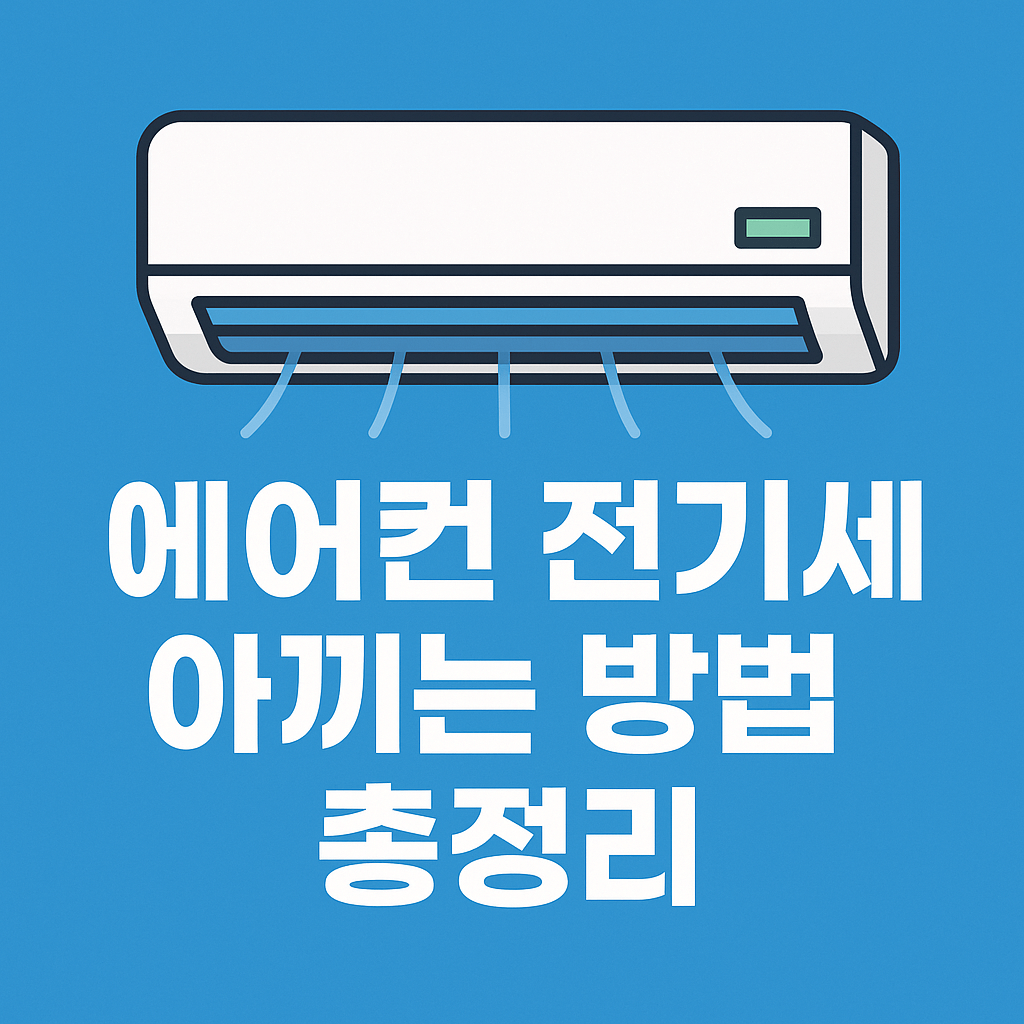 에어컨 전기세 아끼는 방법 총정리