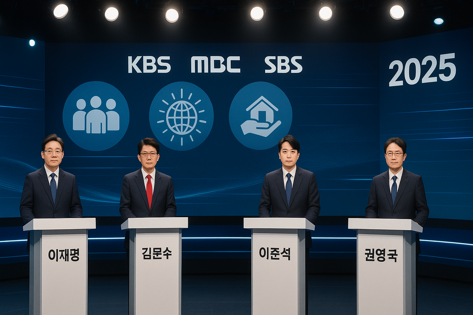 2025 대선 핵심 토론회, 2차 후보 공약 비교 및 실시간 시청법 정리