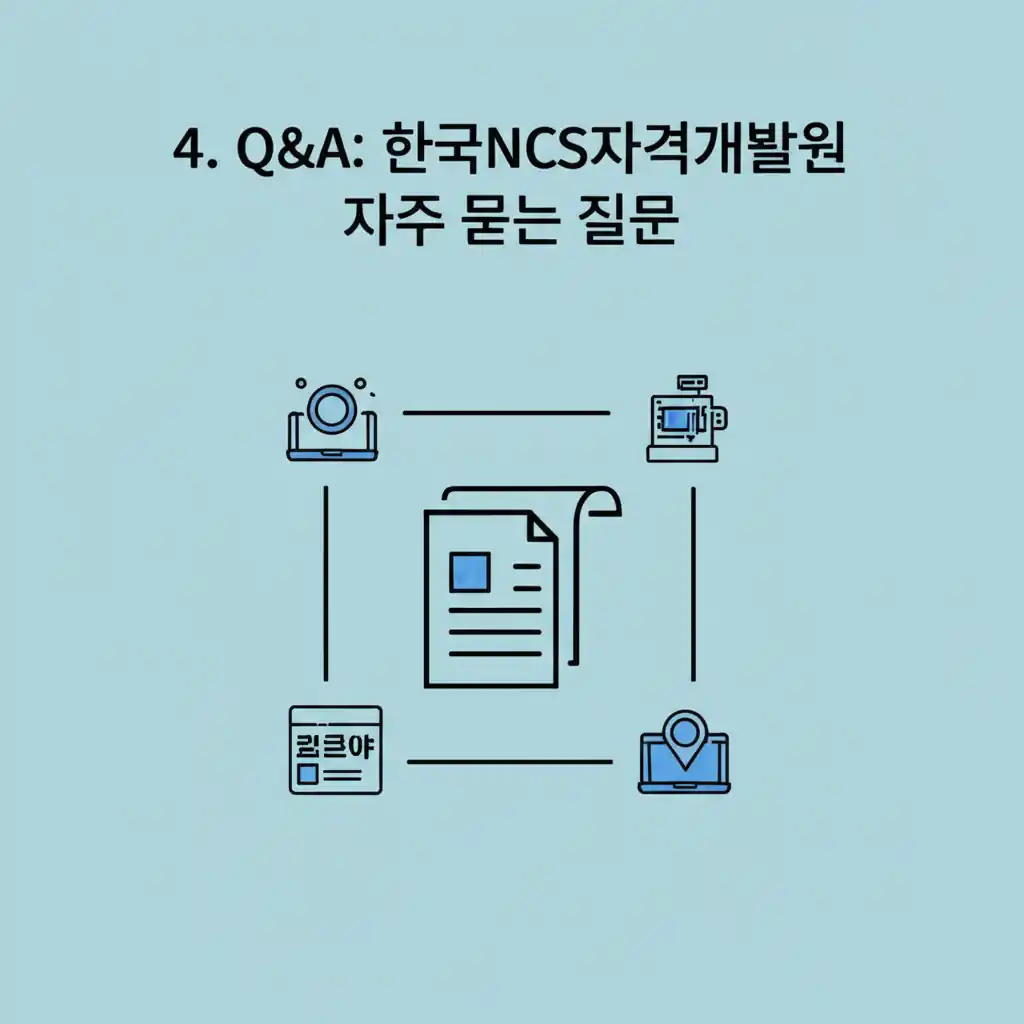 한국NCS자격개발원 Q&amp;A: 자주 묻는 질문과 답변 정보.