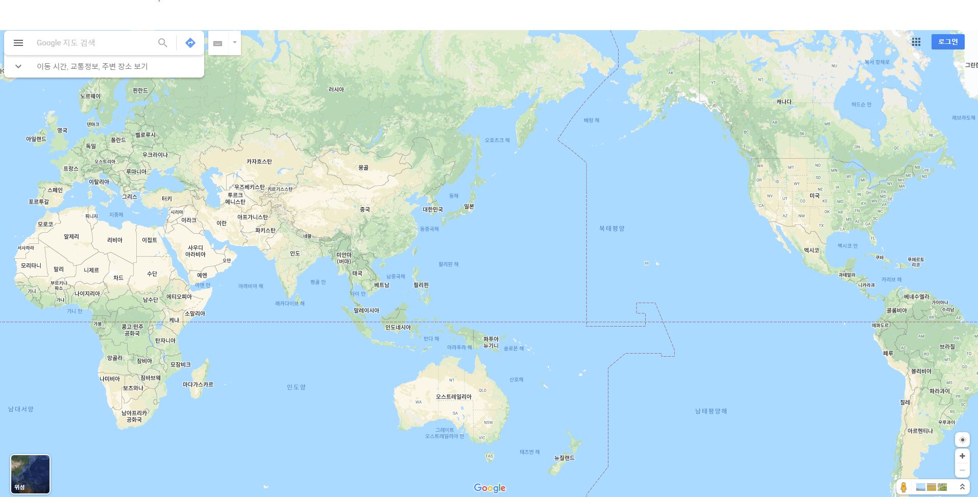 세계지도 크게 보기