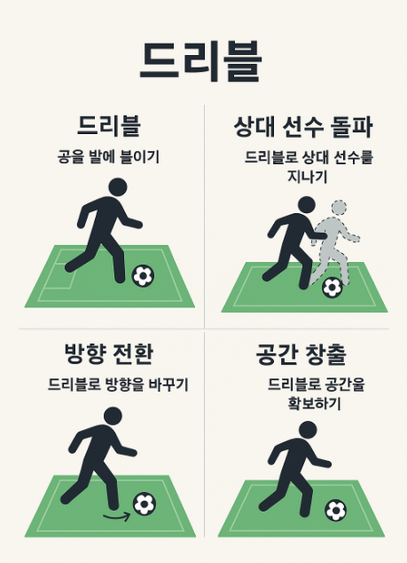 드리볼 설명 이미지