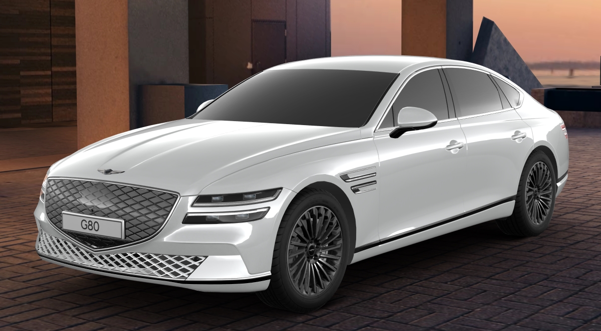 제네시스 G80 전기차 - 유니 화이트(색상 코드 : UYH)