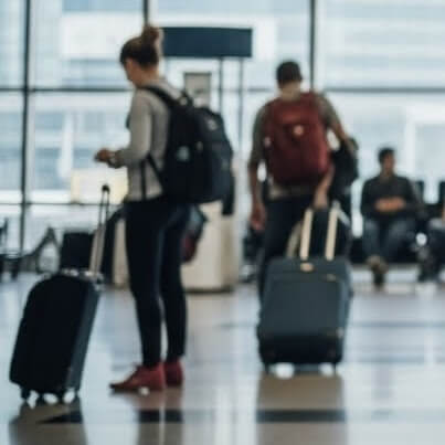 공항-여행객