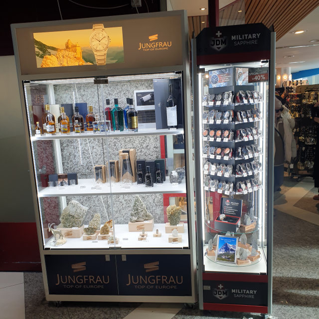 스위스 융프라우 시계 매장