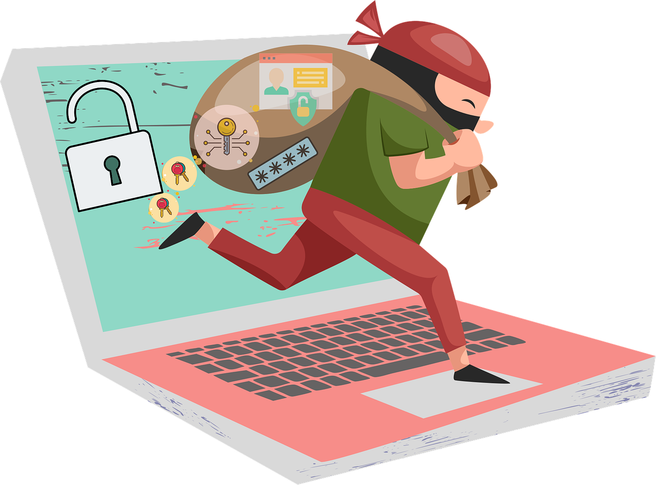 스미싱을 형상화한 일러스트