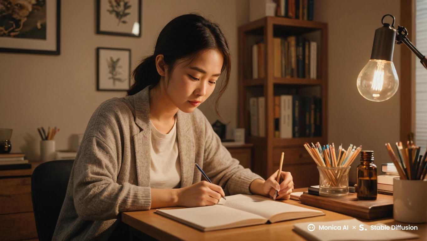 아로마로 공부환경을 만듭니다.