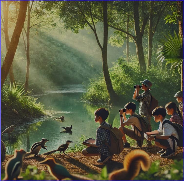 숲과 강에서 만나는 야생 동물