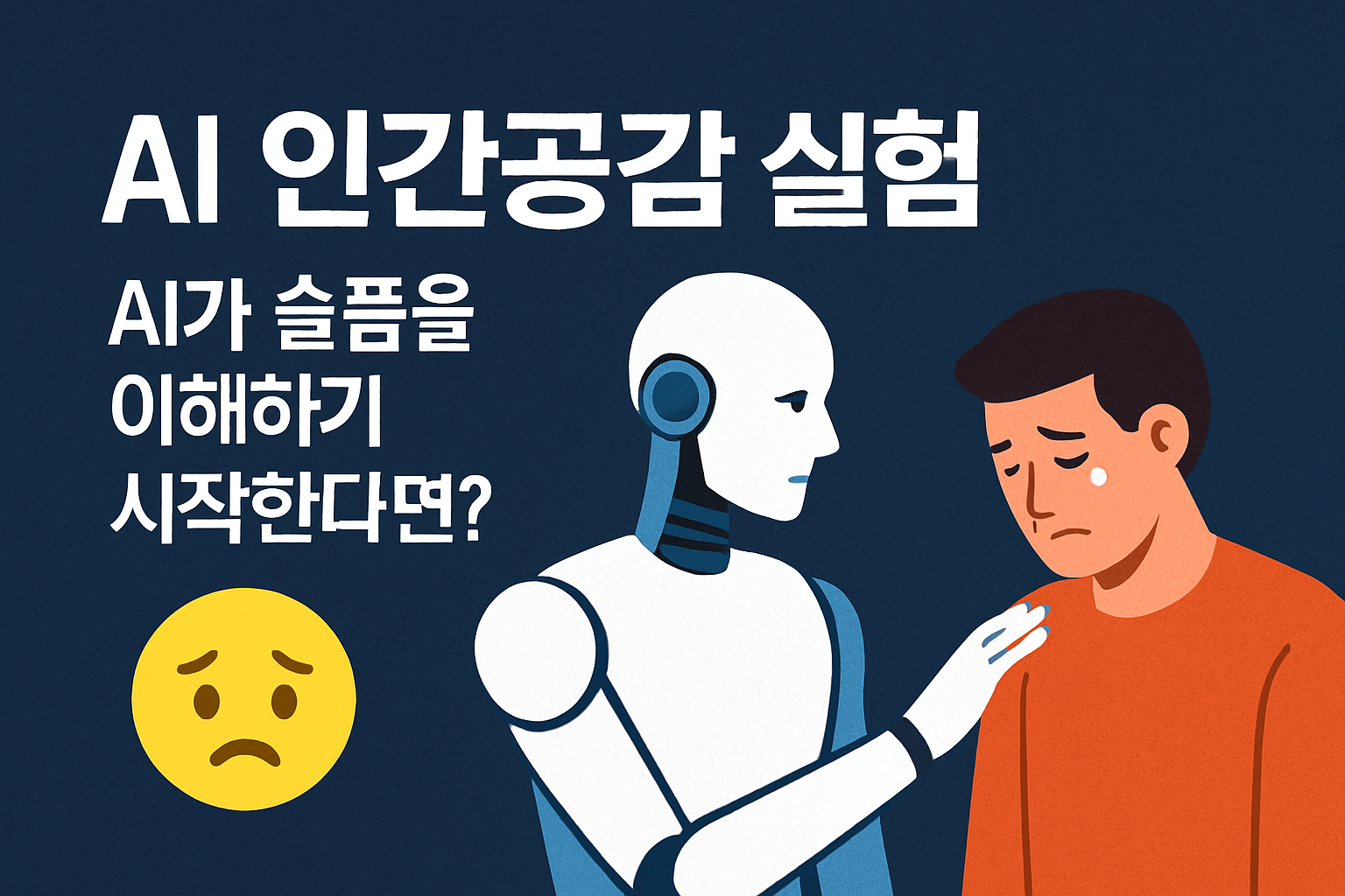 😊 AI 인간공감 실험 — AI가 슬픔을 이해하기 시작한다면?