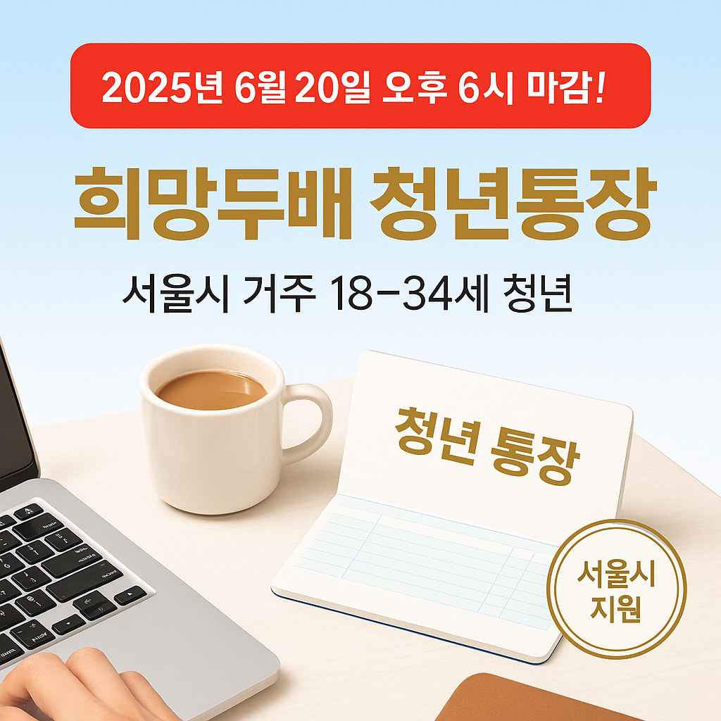 2025 희망두배 청년통장 신청 마감 임박! 월 15만원이 30만원으로?