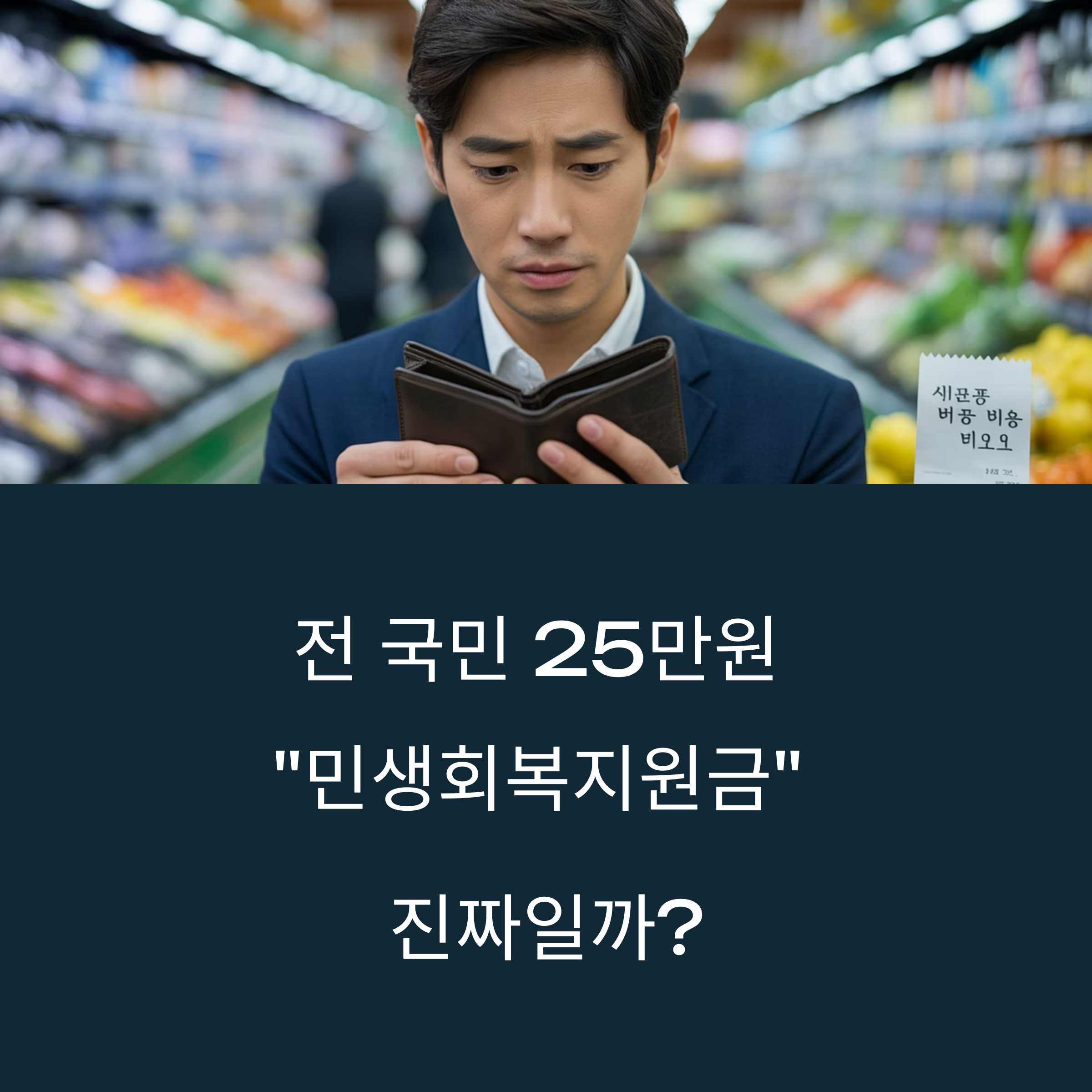 전 국민 25만원 민생 회복 지원금