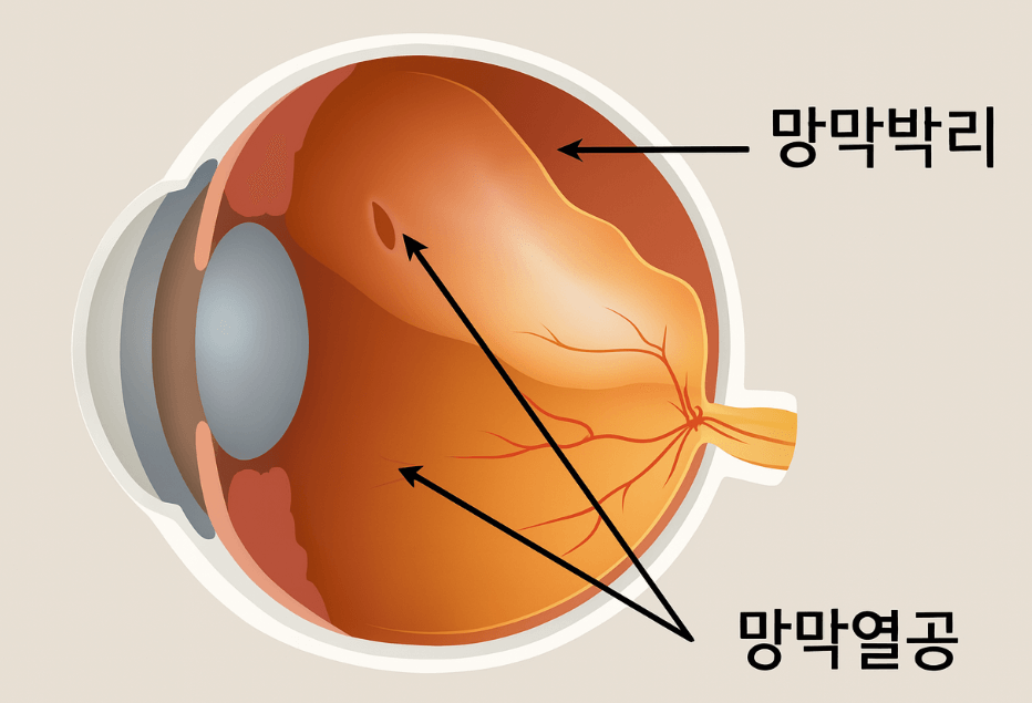 망막-열공