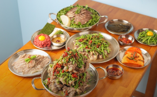 핸썸가이즈 성수 맛집&amp;#44; 수제 햄버거 육회비빔밥 미나리 곰탕집 점메추 추천