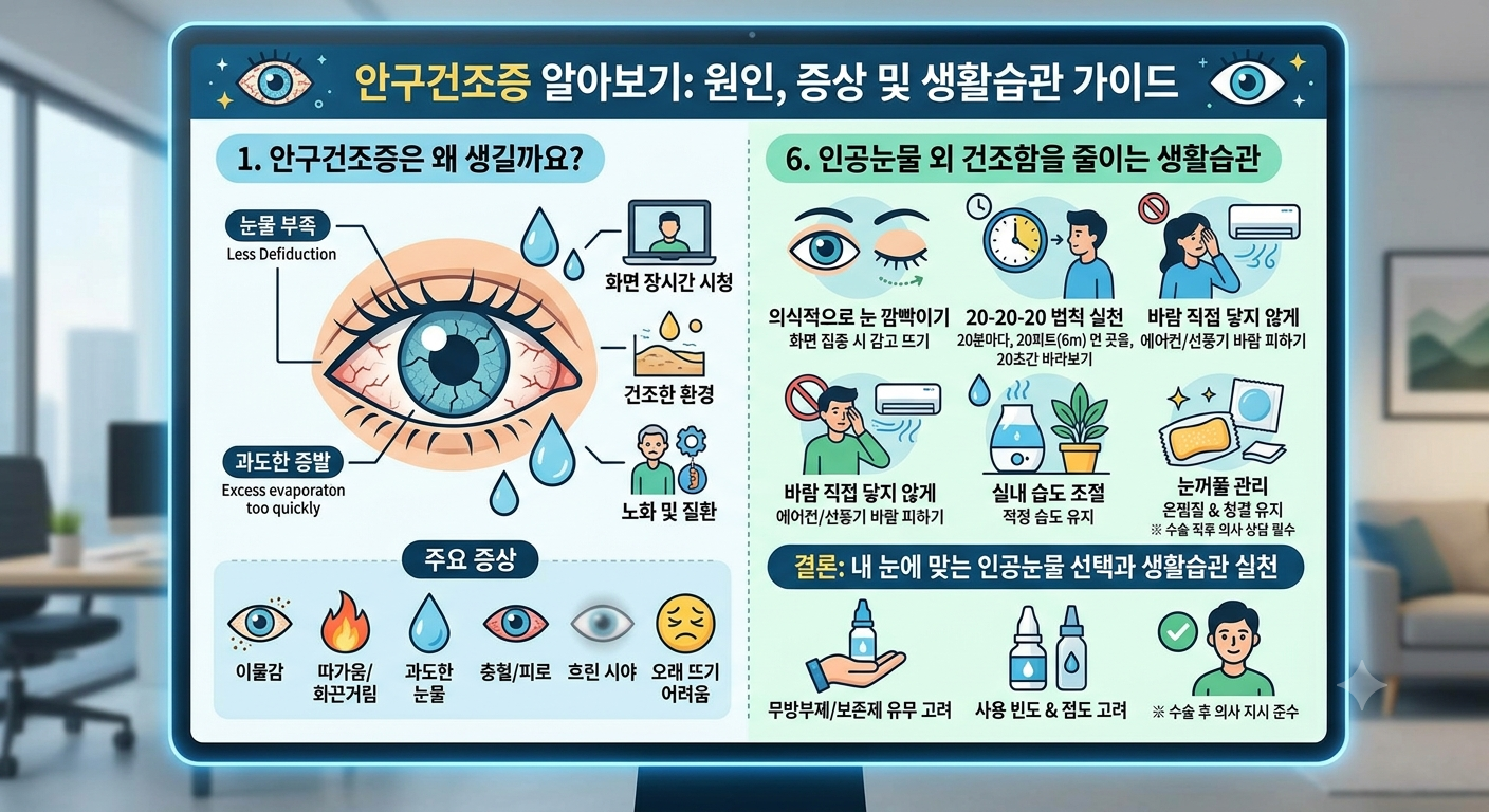 인공눈물고르는법
