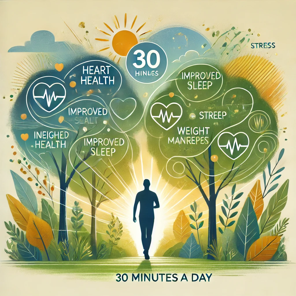 하루 30분 걷기의 건강 효과