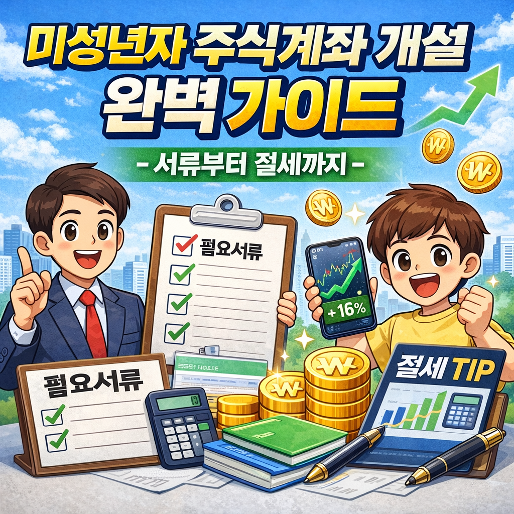 미성년자 주식계좌 개설하러 가기