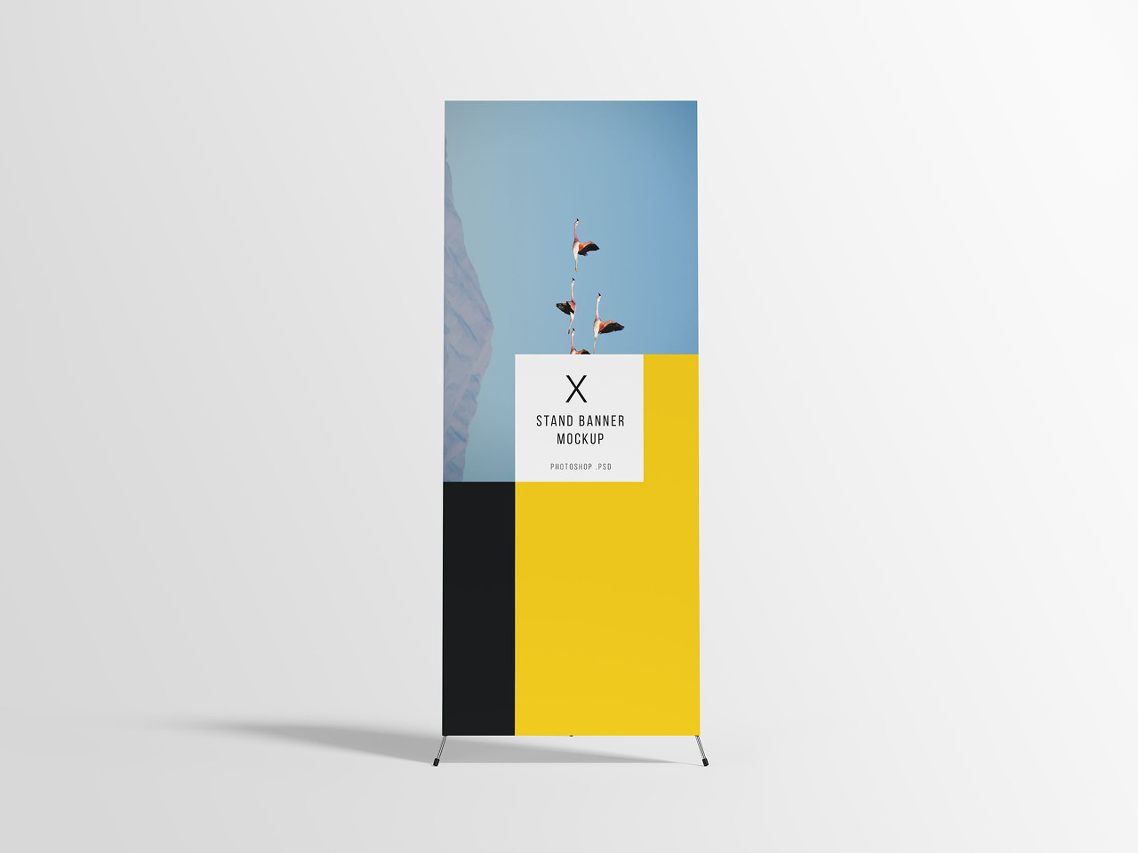 X-Stand Banner Mockup(X배너 목업)
