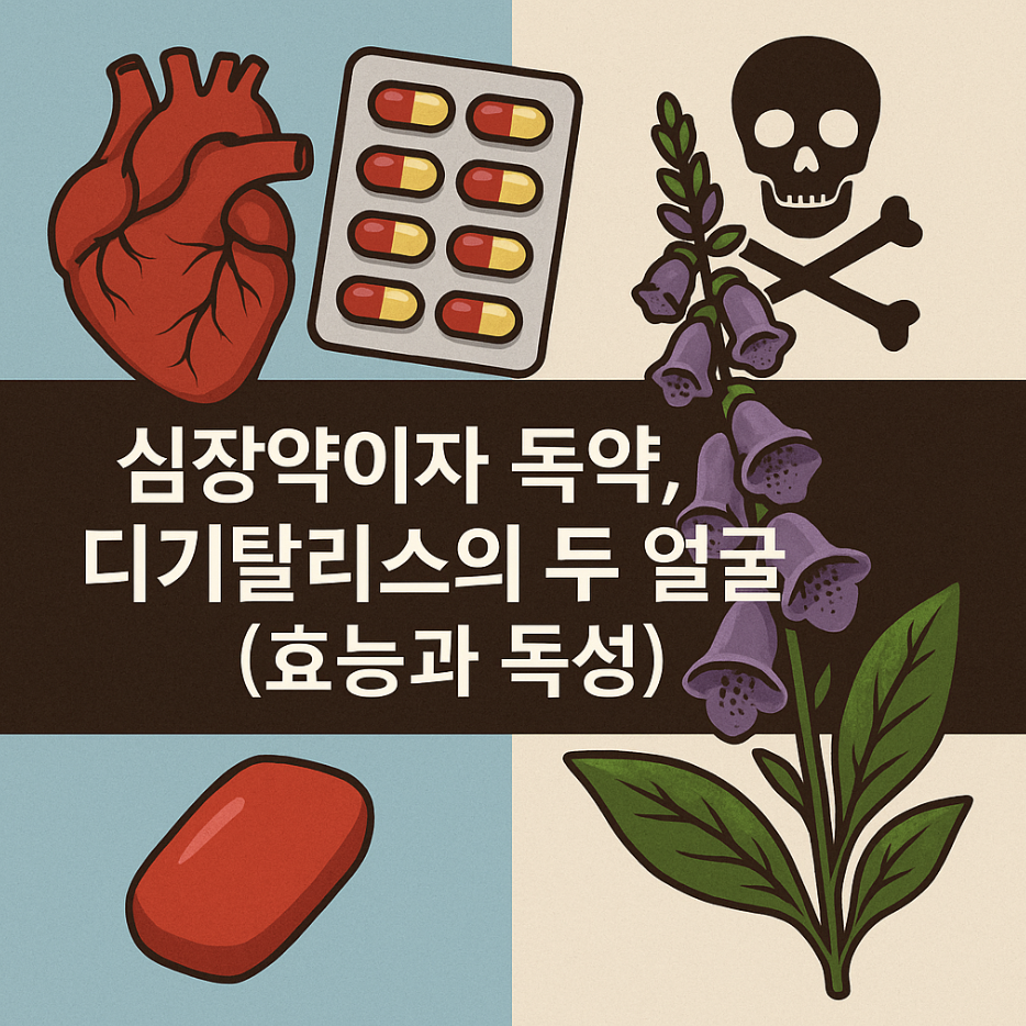 심장약이자 독약, 디기탈리스의 두 얼굴 (효능과 독성)