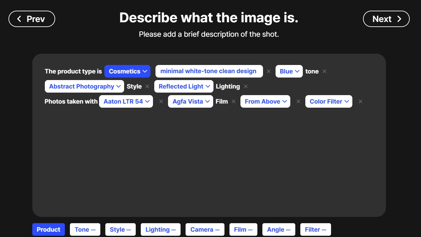 Customized Advertising Image Strategies for Different Products