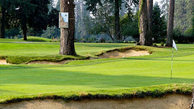 4번홀 옆 낭떨어지 같은 벙커